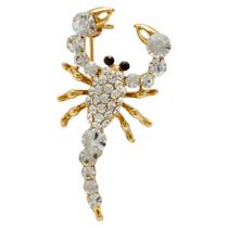 Broche Strass Escorpião BRG0049