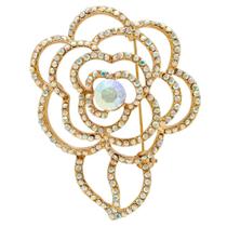 Broche Strass Flor Akasaki BRG0074