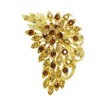 Broche Strass Flor BRG0001