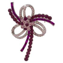 Broche Strass Flor BRG17009