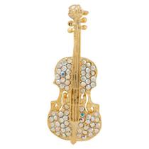 Broche Strass Violino BRG0075