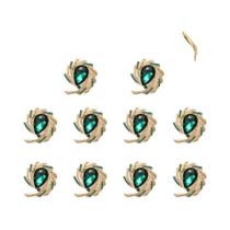 Broche Universal De Liga Metálica Com Estrela De Diamante, Versátil Para Roupas, Mochilas E Lenços,