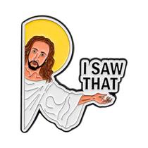 Broche Vintage De Jesus Em Estilo Cartoon, Pins De Esmalte, Distintivos De Lapela Para Crianças E Broche Vintage De Jesus Em Estilo Cartoon, Pins De Esmalte, Distintivos De Lapela Para Crianças E