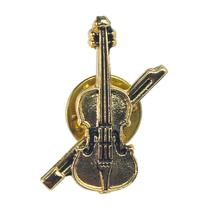 Broche Violino Dourado