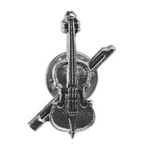 Broche Violoncelo Cromado