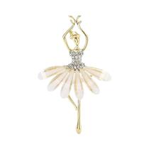 Broches Bailarina Para Mulheres Com Pérolas E Strass, Pins De Elfo, Acessórios De Joias Para Festas Broches Bailarina Para Mulheres Com Pérolas E Strass, Pins De Elfo, Acessórios De Joias Para Festas