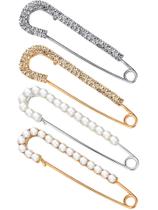 Broches Boao com Cristais e Pérolas - Para Suéteres e Xales Broches Boao com Cristais e Pérolas - Para Suéteres e Xales