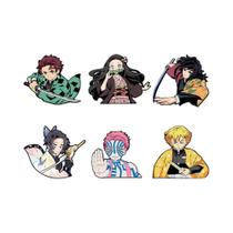 Broches De Anime Demon Slayer Kimetsu No Yaiba, 6 Peças, Acessórios Para Mochilas E Suprimentos Broches De Anime Demon Slayer Kimetsu No Yaiba, 6 Peças, Acessórios Para Mochilas E Suprimentos