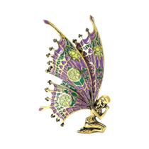Broches De Borboleta Esmaltados Unissex Femininos Com Asas De Fada E Insetos Para Banquetes, Festas, Broches De Borboleta Esmaltados Unissex Femininos Com Asas De Fada E Insetos Para Banquetes, Festas,