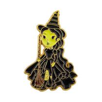 Broches De Esmalte De Princesa De Anime Com Tema De Bruxa Para Crianças, Acessório De Moda Para