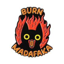 Broches De Esmalte Gato Preto Com Olhos Grandes E Fofos, Distintivos De Lapela, Joias Para Amantes Broches De Esmalte Gato Preto Com Olhos Grandes E Fofos, Distintivos De Lapela, Joias Para Amantes