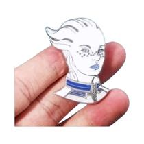 Broches De Esmalte Liara Mass Effect, Distintivo De Personagem De Desenho Animado, Acessórios De