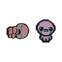 Broches De Esmalte Personalizados the Binding of Isaac, Jogos De Ação E Aventura, Distintivos De