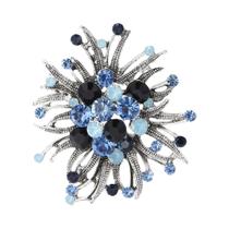 Broches De Luxo Femininos Com Strass Em Formato De Flor, Alfinetes De Vidro Com Tema Botânico, Broches De Luxo Femininos Com Strass Em Formato De Flor, Alfinetes De Vidro Com Tema Botânico,