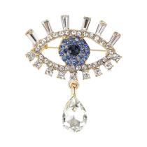 Broches de Mau Olhado com Strass - Acessório de Festa e Moda Feminina