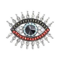 Broches de Mau Olhado com Strass - Acessório de Festa e Moda Feminina