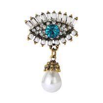 Broches de Mau Olhado com Strass - Acessório de Festa e Moda Feminina