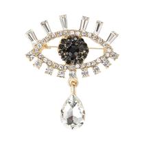 Broches de Mau Olhado com Strass - Acessório de Festa e Moda Feminina