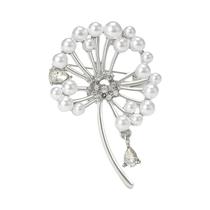 Broches De Pérola Com Strass Em Forma De Dente-de-Leão Para Mulheres, Acessórios De Joias Para Broches De Pérola Com Strass Em Forma De Dente-de-Leão Para Mulheres, Acessórios De Joias Para
