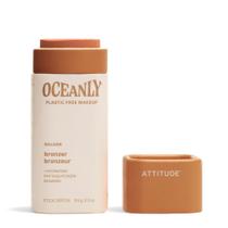 Bronzer Stick ATTITUDE Oceanly, sem plástico, 9 mL, dourado