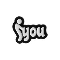 Brooch Funny Stick Figure Alloy Enamel Blouse Pin 2,9 x 2,3 cm