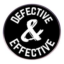 Brooch Pin Funny Quote Black Round Alfinetes de blusa de liga leve Brooch Pin Funny Quote Black Round Alfinetes de blusa de liga leve