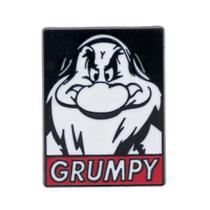 Brooch Pin Grumpy Character, estilo retrô, estilo cartoon, liga Brooch Pin Grumpy Character, estilo retrô, estilo cartoon, liga