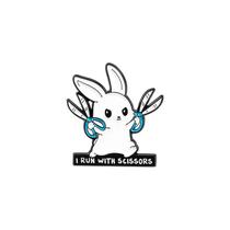 Brooch Pins Cartoon Bunny Creative Alloy Blouse Lapel