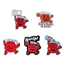 Brooch Pins Cartoon Red Cup Character Enamel Blouse Pi