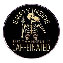 Brooch Pins Funny Skeleton Coffee Coffee Design
