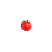Brooch Pins, linda blusa de frutas com esmalte de tomate para mulheres