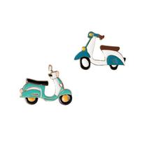 Brooch Pins Retro Scooter Creative Alloy Lapel Badge