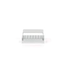 Broqueiro alum. 21 furos fg prata - preven