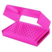 Broqueiro alumínio 60 furos fg pink - microdont