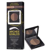 Brow Powder Arches & Halos Duo Luxury Vegan Neutral Brown Brow Powder Arches & Halos Duo Luxury Vegan Neutral Brown