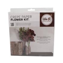 Brown Crepe Paper Flowers Kit 42674-5