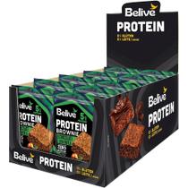 Brownie 5g Protein Chocolate com Avelã Sem Glúten Sem Leite Sem Açúcar Belive contendo 10 Unidades De 40g cada