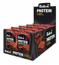 Brownie 6g Protein Double Chocolate Sem Lactose, Sem Glúten, Sem Açúcar Belive contendo 10 unidades de 40g cada