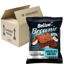 Brownie Chocolate Coco Zero BELIVE 40g (10 und)