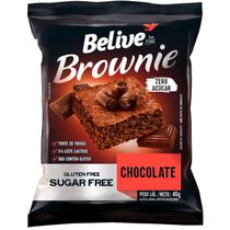 Brownie Chocolate Zero BELIVE 40g (10 pacotes)