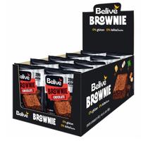 Brownie de Chocolate Zero Açúcar Belive - Caixa com 10 Unidades de 40g