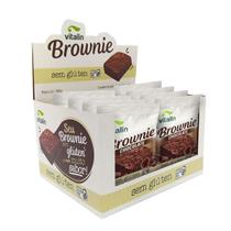 Brownie Integral sabor Chocolate Display 8un de 35g - Vitalin
