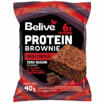 BROWNIE PROTEIN DOUBLE CHOCOLATE S/AÇÚCAR S/GLÚTEN blive
