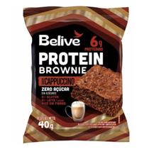 Brownie protein sabor cappuccino zero 40g belive