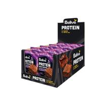 Brownie Protein Sem Glúten Double Chocolate com 10 unidades de 40g - Belive