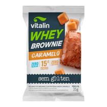 Brownie Whey Caramelo Zero Vitalin 35g