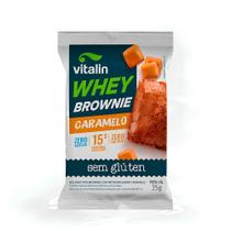 Brownie Whey Vitalin Caramelo Zero - 35g