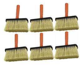 Broxa P/ Pintura Retangular 18x8cm - Atlas - Kit C/ 6 Unids Broxa P/ Pintura Retangular 18x8cm - Atlas - Kit C/ 6 Unids