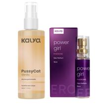 Bruma Corporal Iluminador Vanilla Dourado Perfume Power Girl