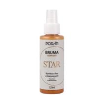 Bruma Facial Glow Ouro 120ml Ilumina, Hidrata e Fixa a Maquiagem Efeito Glow Instantâneo